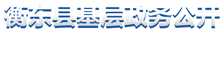 衡东县基层政务公开